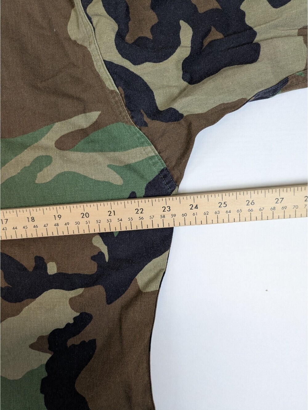 Vintage US Military Woodland Camo BDU Combat Coat Jacket Medium Regular Surplus - Picture 10 of 11